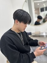 ナンバー エリュン 秋田店(N°Elune)&nbsp;ツーブロックセンターパート