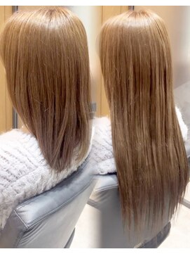 ヌル いわき(neul) neul/いわき/ダブルカラー/バレイヤージュ/ハイトーン/エクステ