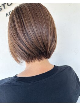 マージュ(marge)の写真/JR山科の個室で大人女性を磨く！白髪ぼかし×再現性の高いショートカットで理想を叶えよう☆