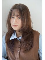 パール(PearL)&nbsp;【PearL】艶髪ストレート/レイヤー/髪質改善/オリーブベージュ