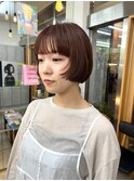 前上がりボブ