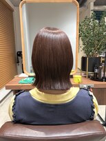 シーインフィニート 銀座店(C∞)&nbsp;切りっぱなしボブ/大人ボブ/ラベンダーカラー【銀座/築地/新富町
