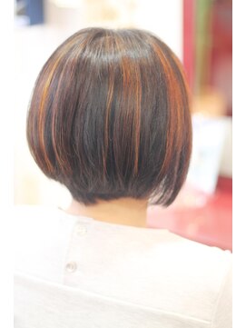 ヘアマニキュアで白髪をしっかり染める ラ カスタ取扱店 L ココアール けやき通り Coco R のヘアカタログ ホットペッパービューティー