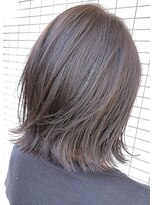 アリア バイ アルティナ(alia by artina)&nbsp;切りっぱなし大人ボブ×パールラベンダー [alia橋本/橋本駅]