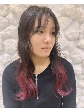 モアナ バイ ヘッドライト 駒沢大学店(Moana by HEADLIGHT) Moana駒沢大学#学割#グラデーションカラー#ピンク