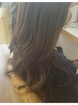 クラージュ 二十四軒店(HAIR SPACE COURAGE) ロングゆる巻き×シースルーミント