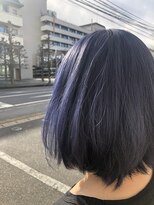 レガロ Regalo ヘアー メイク Hair make ネイビーブルー