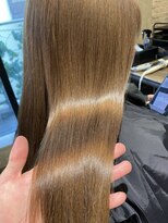 サロンドミルク 原宿(salon de MiLK)&nbsp;ナチュラルハイトーンベージュ　艶々トリートメント　髪質改善