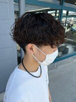 リット×ベリエ(Lit.×belier)&nbsp;波巻きスパイラルツイストスパイラルパーママッシュメンズヘア