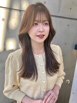 リコバイアフロート(riko by afloat)&nbsp;くびれヘア/レイヤーカット/フェイスレイヤー/ベージュカラー