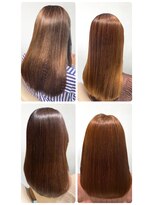 美容室フルール&nbsp;艶感♪髪質改善☆ミルクティーベージュ