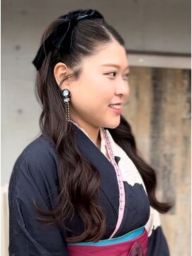 タエビスアリッサム(Taebis Alyssum) ハーフツイン 卒業式 袴 着付け ヘアセット