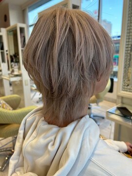 ビスイル 秋葉原店(Vis ill) メンズライクミニウルフショートウルフウルフパーマハイライト