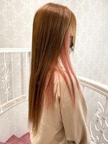 ムーンロータス(Moon Lotus) インナーカラー×サーモンピンク