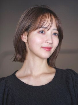 ガーデンヨコハマエスト(GARDEN YOKOHAMA est) ボブルフ　ネビージュ　小顔　レイヤー　シースルー　ワンレン