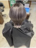 ショートウルフハイトーングレージュ