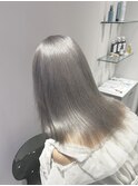 シルバーグレーハイトーンダブルカラー成増
