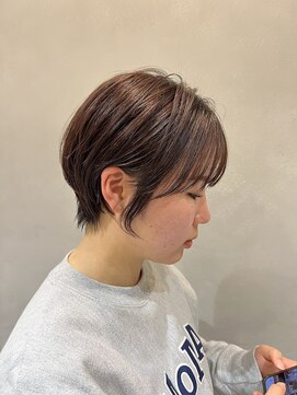 ウル(uru) ☆お客様style☆暖色コンパクトショート