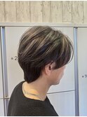 メンズバレイヤージュスタイル 仙台 20代30代40代 白髪ぼかし