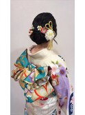 振袖清楚アレンジ(結納にお薦め)