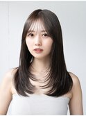 イメチェンワイドバング美髪顔周りカット前髪カット22