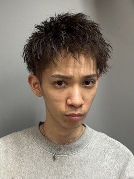 ダイスセカンドフロア(DIECE 2’nd Flor) ツーブロブラウンショート/スパイキーショート