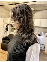 ハイジア(hygea) 30代40代☆外国人風☆細かめハイライト☆カジュアルウルフ