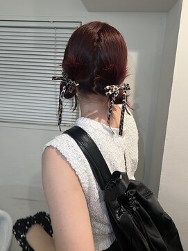 シイ(SIE) ブリーチなしで作るワインレッド☆☆