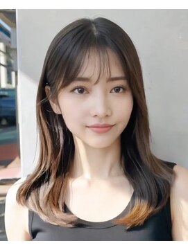 ローラン(ROULAND) 【池袋美容室】ワンカールシースルーばんぐ