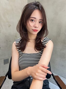 ケイト(kate) 【kate 大宮】フェザーレイヤー × シナモンブラウン