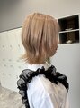 アグ ヘアー ウヌ 学園前店(Agu hair unu)&nbsp;ハイトーンミルクティーベージュ