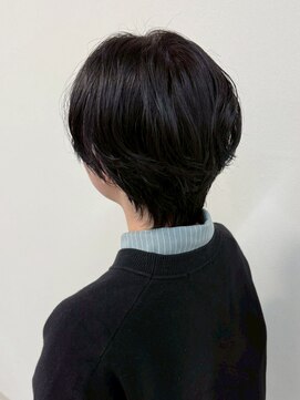 大人ショート/黒髪