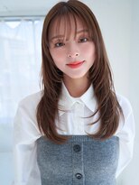 アンジェリカ 京都駅前店(ANGELICA JR)&nbsp;ANGELICA 前髪カット レイヤーカット ヘーゼルベージュ