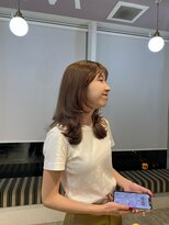 オルセン(OLSEN) ブリーチなしダブルカラー×レイヤーカット