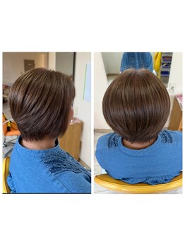 サロンド エリーの写真/【駐車場有】オトナ女性の髪悩みに寄り添い、一人一人に合わせる白髪カバー◎