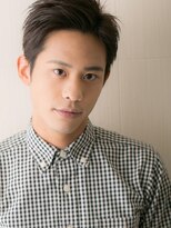 メンズヘア ビーセカンド 草加店(MENS HAIR B-2) 20代30代ダークブラウン爽やかビジネス短髪メンズショートY草加