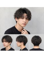 メンズ サロン ドット トウキョウ 町田店(men's salon dot. tokyo)&nbsp;ツイストスパイラル×センターパート