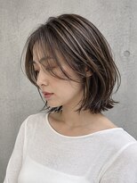 ピース バイ シータ(PEACE by CITA)&nbsp;【アキヒロ】骨格ウェーブ◎ふんわりレイヤーボブ×モカブラウン