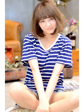 ミラバイグリーン(Mira by green) 『Mira』シンプル♪ワンカールボブ☆