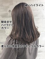 オレンジドロップ 長岡駅店(orange drop) 20代30代★大人可愛いグレージュ×細目ハイライトで透明感