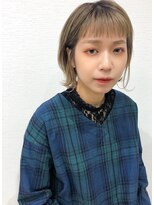 ローランド(Rowland)&nbsp;ショートボブ！ミルクティーベージュ！オン眉ぱっつん