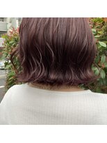 ネオヘアー 曳舟店(NEO Hair)&nbsp;透明感ピンクパープル/曳舟ダブルカラー髪質改善ハイライト