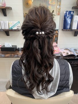 マコ(mako) ハーフアップ