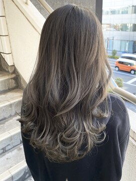 ローラン(ROULAND) 【池袋髪質改善カラー】赤味無しくすみ透明感アッシュグレージュ