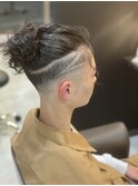 【メンズ】マンバンフェードツイストスパイラルパーマ