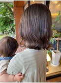 切りっぱなしボブ