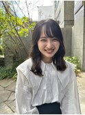 シルキーベージュ×グレージュカラー【髪質改善/縮毛矯正】