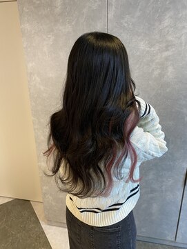 ガルボヘアー 名古屋栄店(garbo hair) #名古屋#栄#プルエクステ#インナーカラー#ピンク#10代#20代