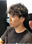 癖毛風パーマ