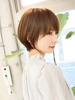 ハルキミナト ジャパン トウキョウ(HARUKI MINATO japan TOKYO)&nbsp;30代40代50代/丸みショート/クビレ/前髪あり/ブラウン/表参道